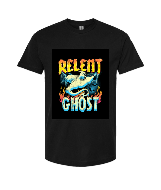 V-RELTOP - GHOST - Black T-Shirt
