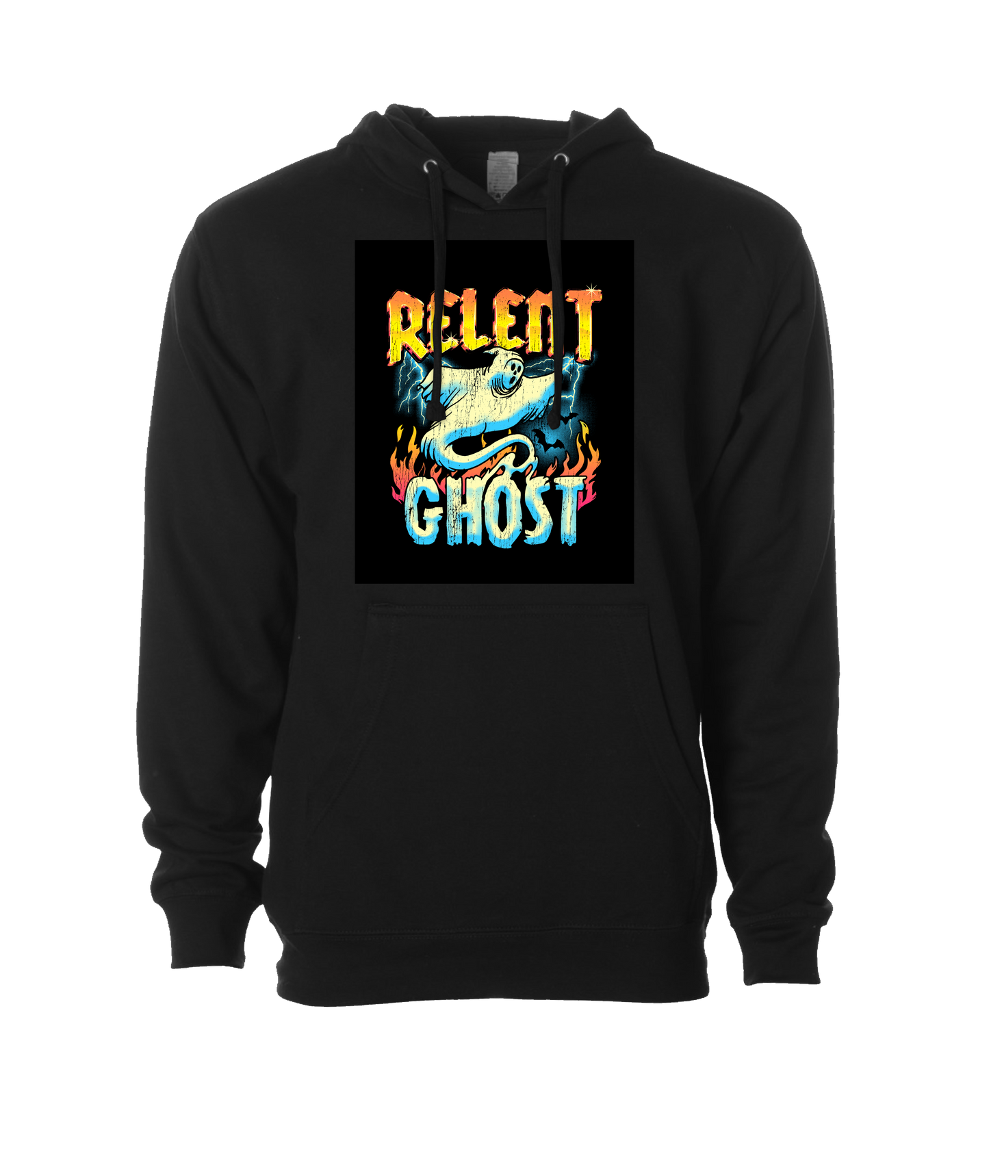 V-RELTOP - GHOST - Black Hoodie