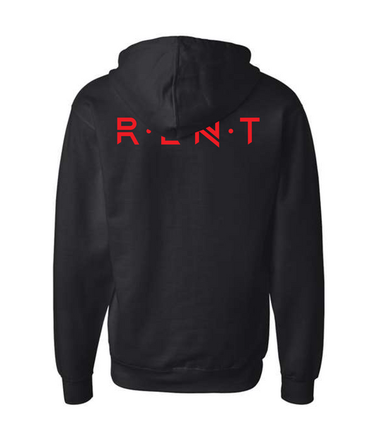 V-RELTOP - SOMETIMES I FEEL LOW - Black Zip Up Hoodie