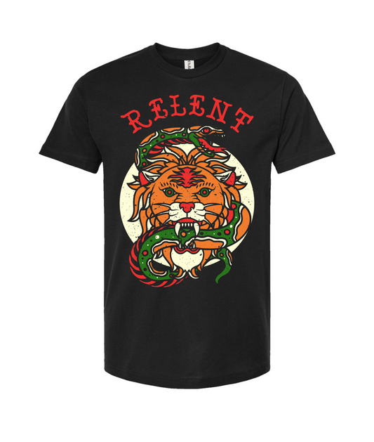 V-RELTOP - YOU'RE A SNAKE - Black T Shirt