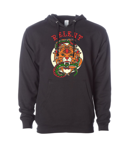 V-RELTOP - YOU'RE A SNAKE - Black Hoodie