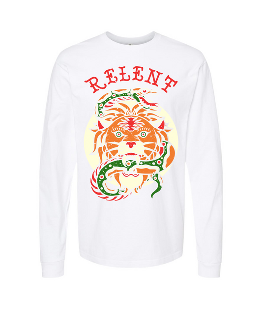 V-RELTOP - YOU'RE A SNAKE - White Long Sleeve T