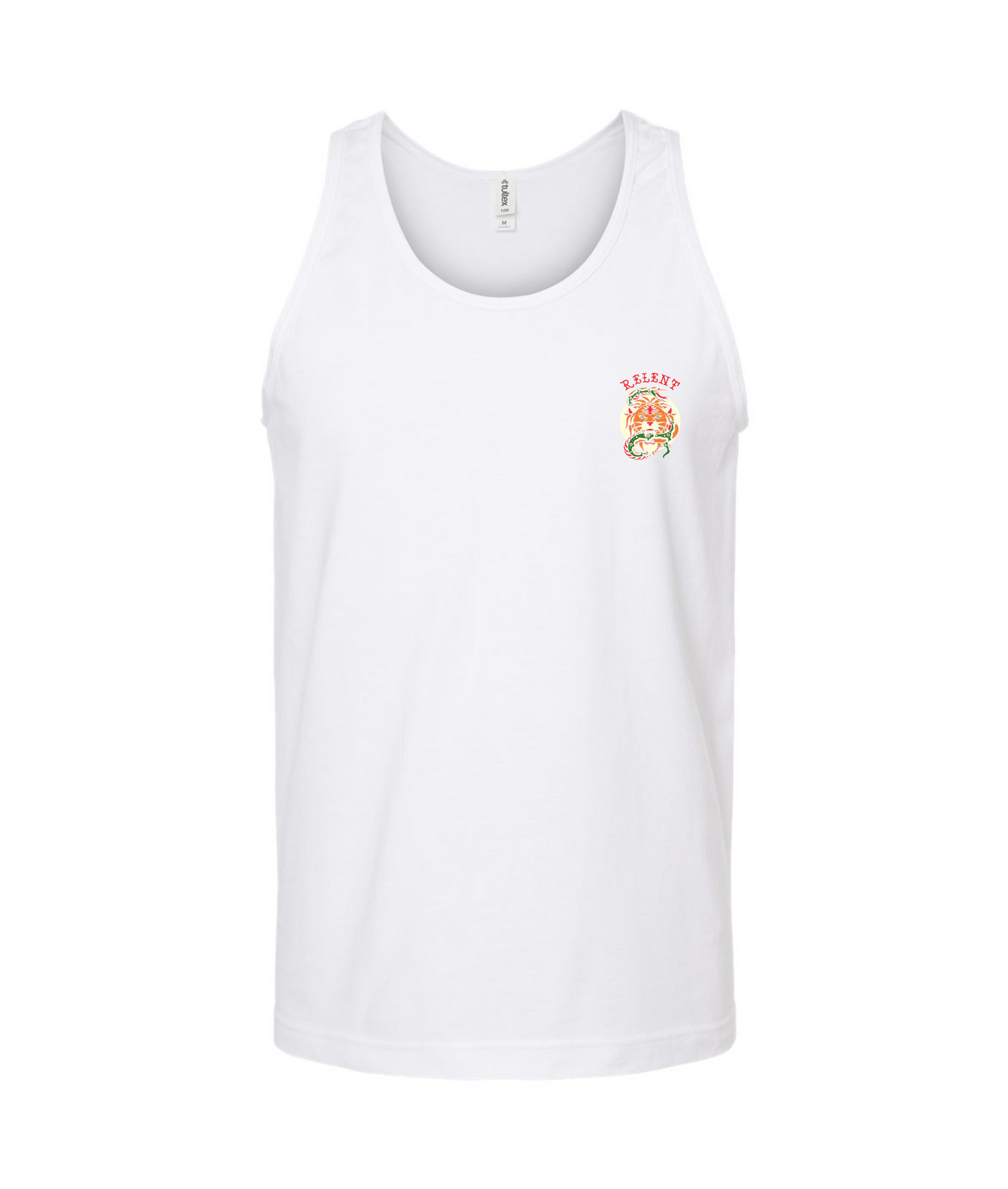 V-RELTOP - YOU'RE A SNAKE - White Tank Top