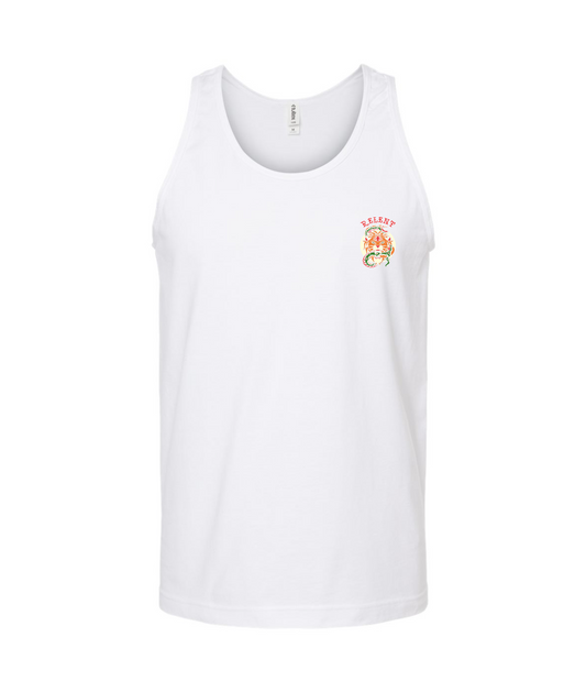 V-RELTOP - YOU'RE A SNAKE - White Tank Top
