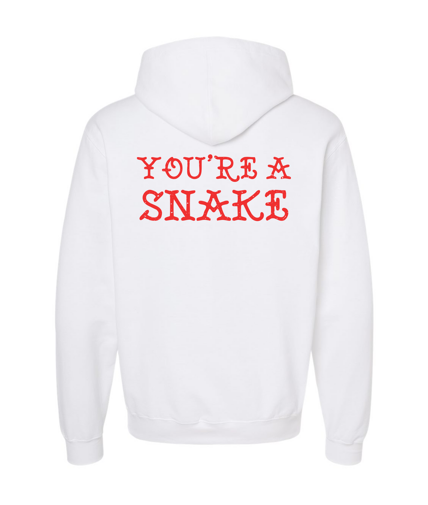Relent - YOU'RE A SNAKE - White Hoodie