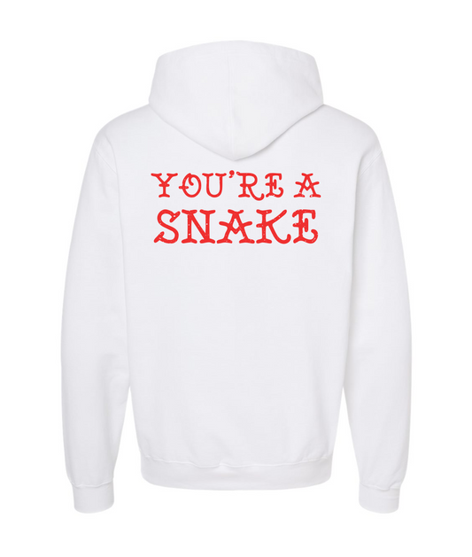 V-RELTOP - YOU'RE A SNAKE - White Hoodie