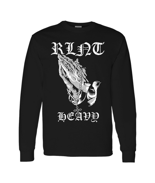 V-RELTOP - PRAYER HANDS - Black Long Sleeve T