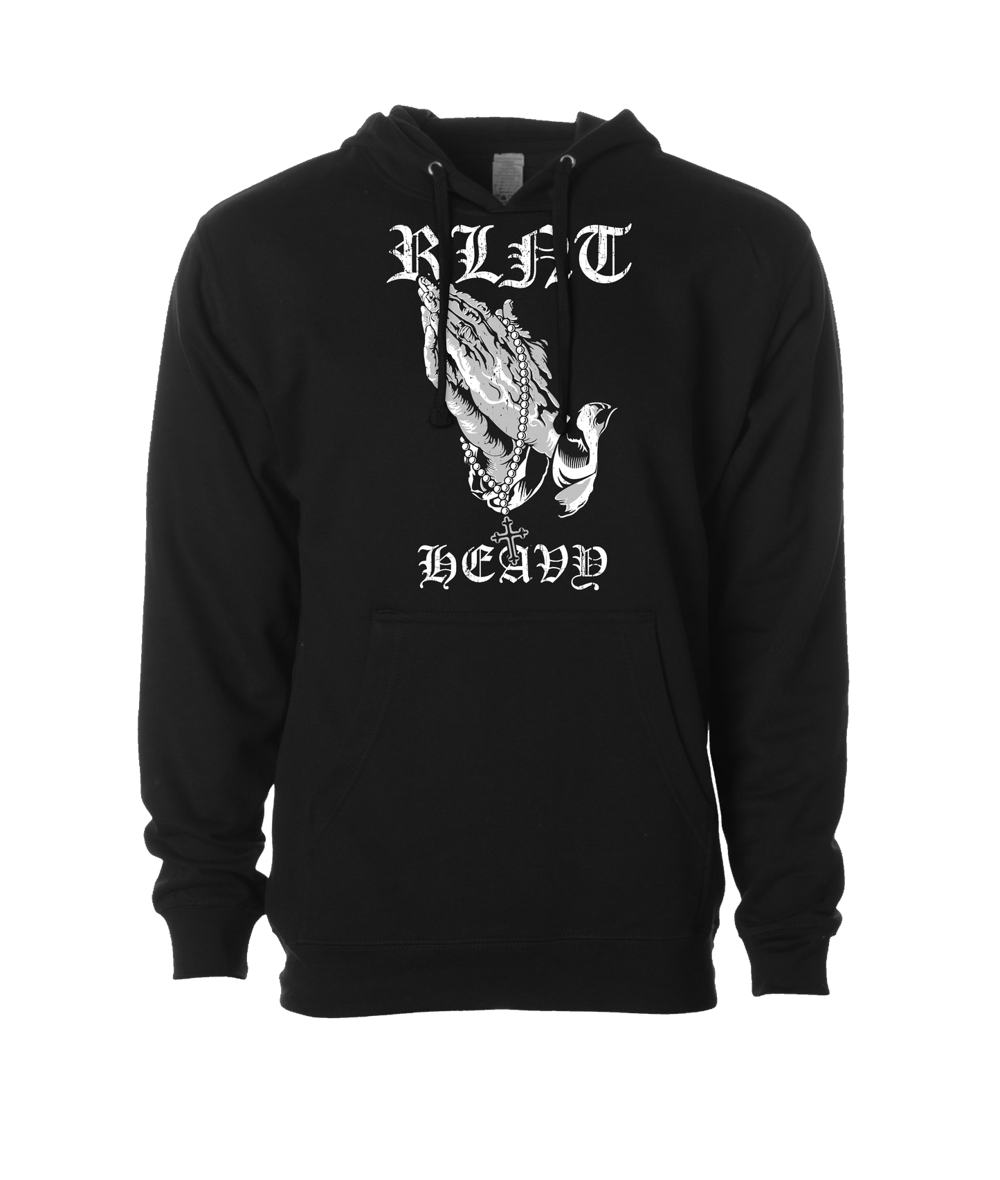 V-RELTOP - PRAYER HANDS - Black Hoodie