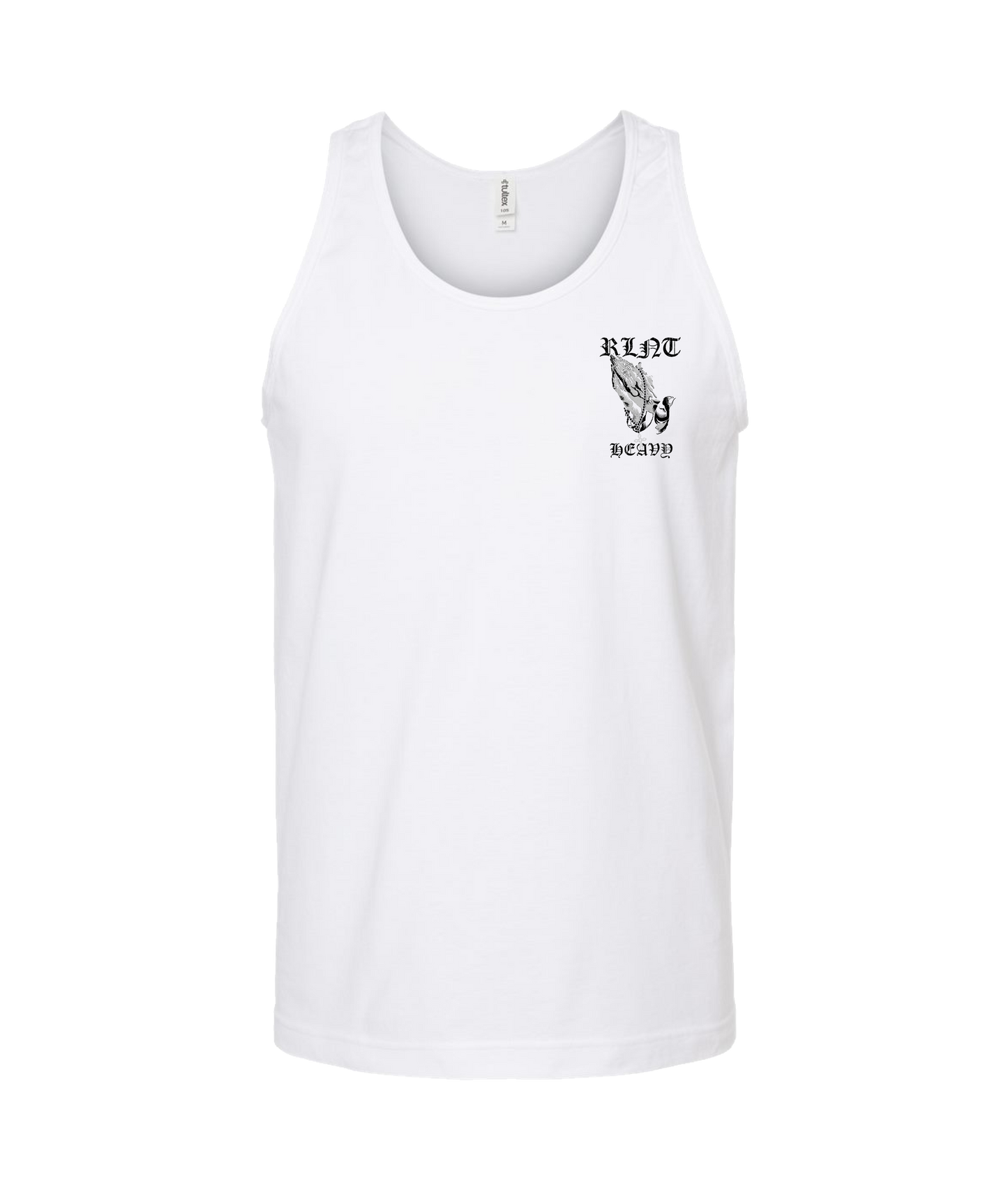 Relent - PRAYER HANDS - White Tank Top