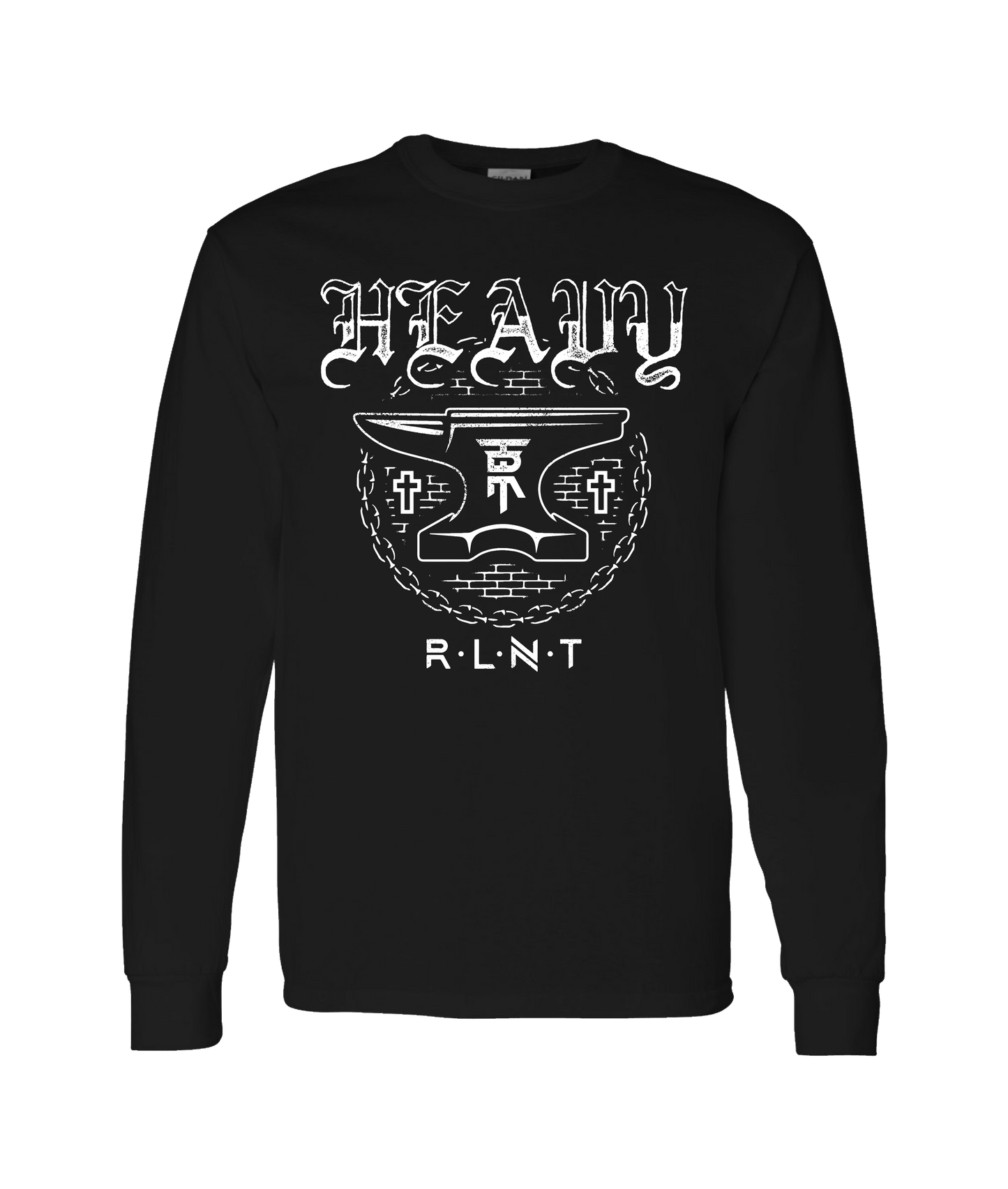 V-RELTOP - HEAVY - Black Long Sleeve T