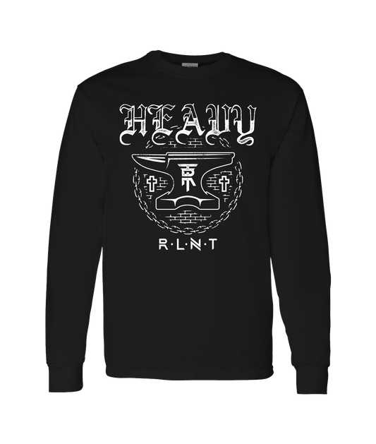 V-RELTOP - HEAVY - Black Long Sleeve T