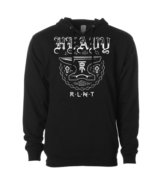 V-RELTOP - HEAVY - Black Hoodie