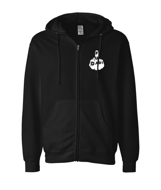 Realign - FU DAD - Black Zip Up Hoodie