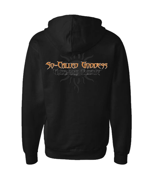 Realign - So-Called Goddess - Black Zip Up Hoodie