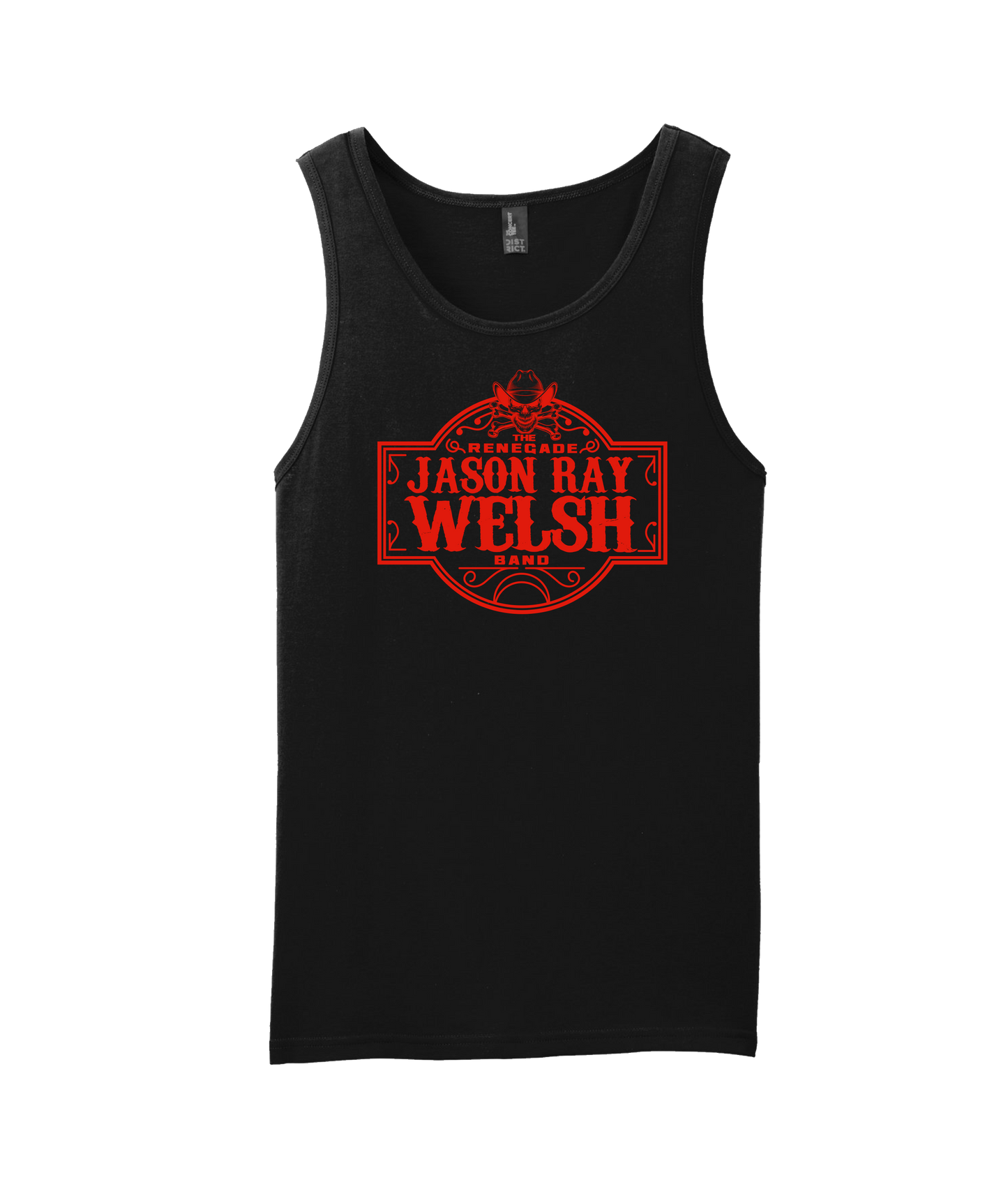 The Renegade Jason Ray Welsh Band - Logo - Black Tank Top