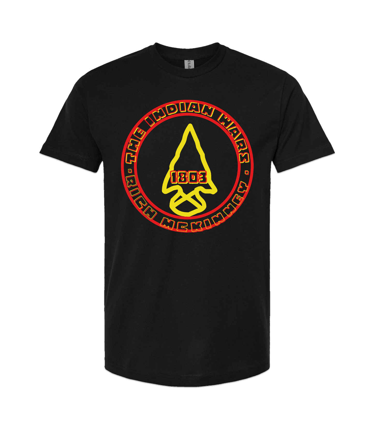 V-RMCKTOP - CIRCLE LOGO - Black T-Shirt