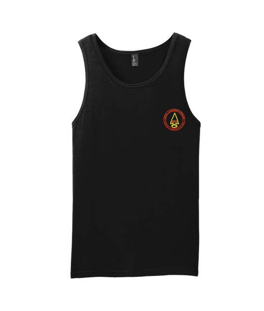 V-RMCKTOP - CIRCLE LOGO - Black Tank Top
