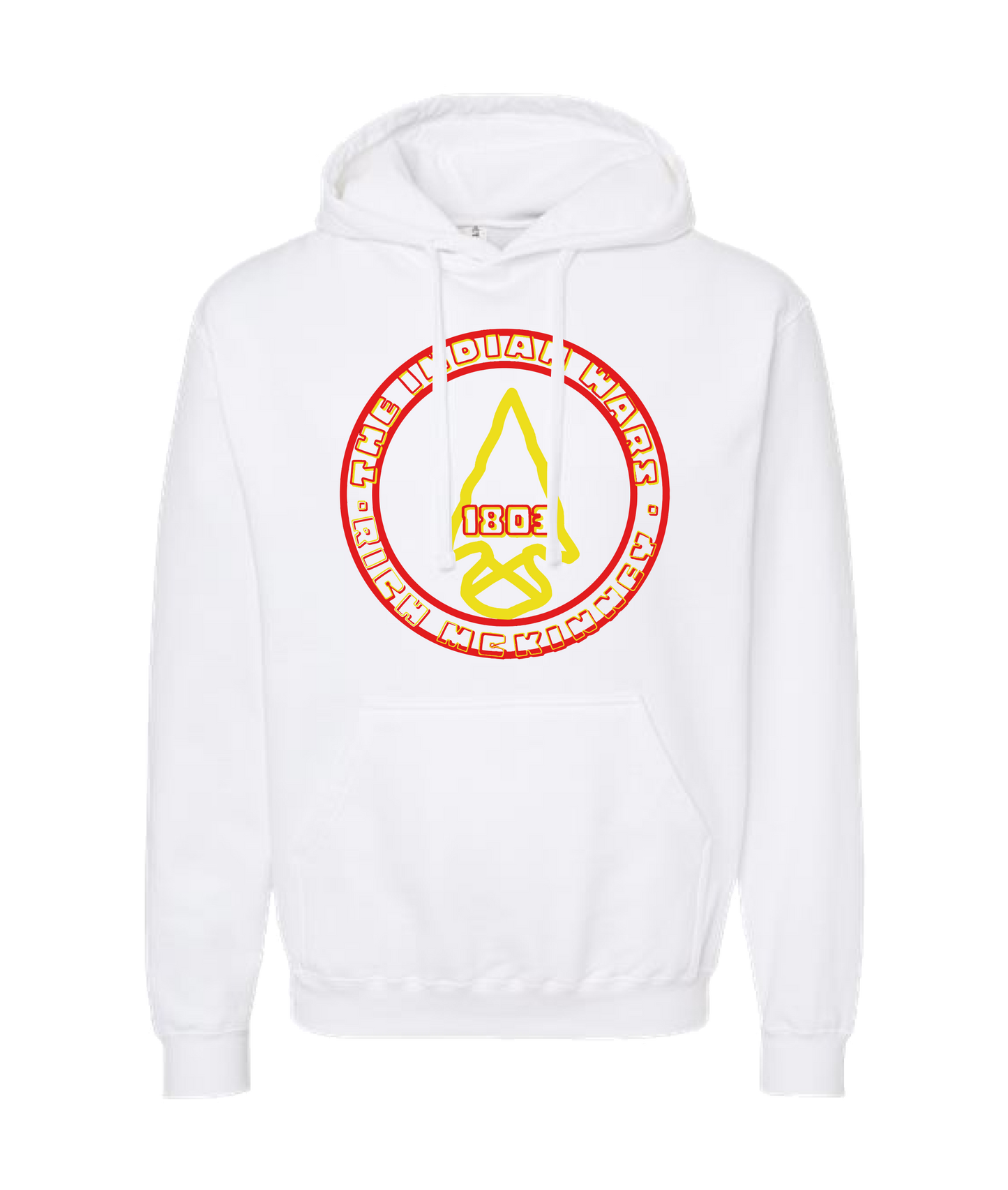 V-RMCKTOP - CIRCLE LOGO - White Hoodie