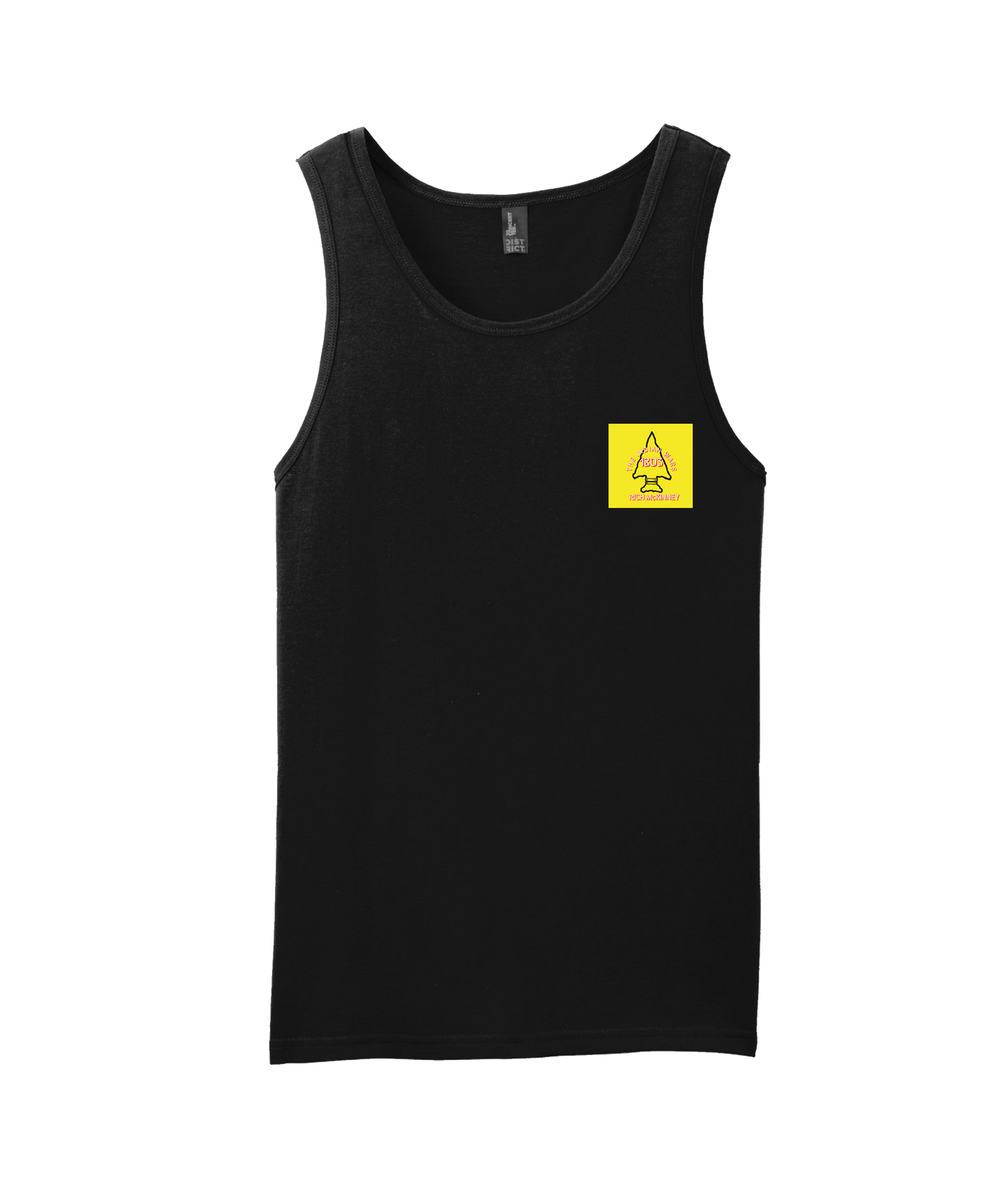 V-RMCKTOP - THE INDIAN WARS - Black Tank Top