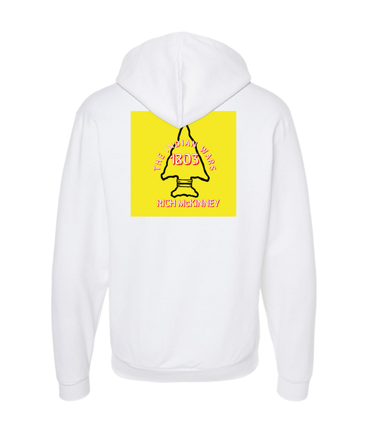 V-RMCKTOP - THE INDIAN WARS - White Zip Up Hoodie