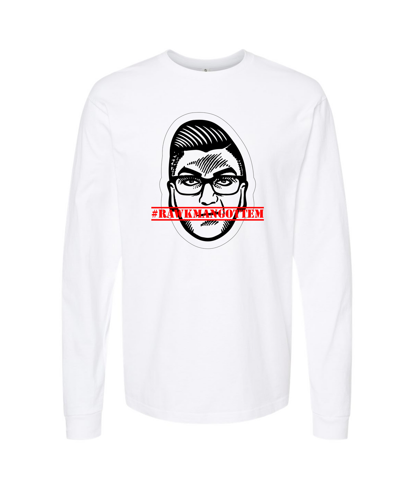 Hashtag White Long Sleeve T