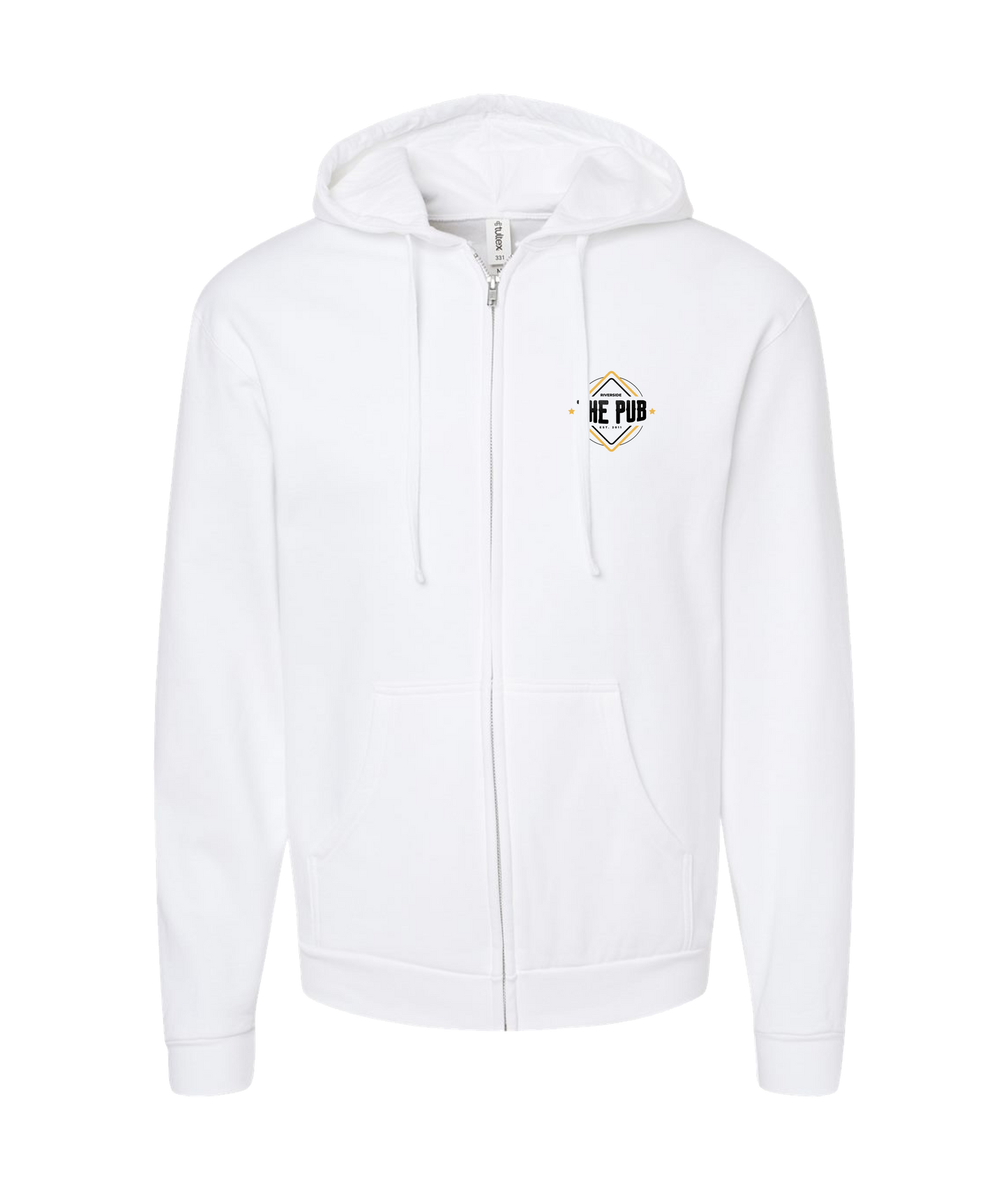 Riverside Pub and Grill - The Pub - White Zip Up Hoodie