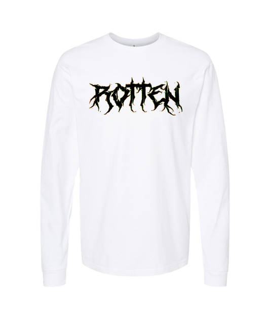 Rotten - Logo - White – MerchBooth.com