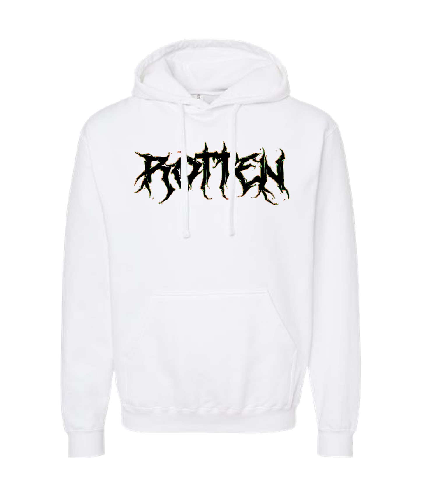 Rotten - Logo - White Hoodie