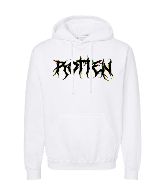 Rotten - Logo - White – MerchBooth.com