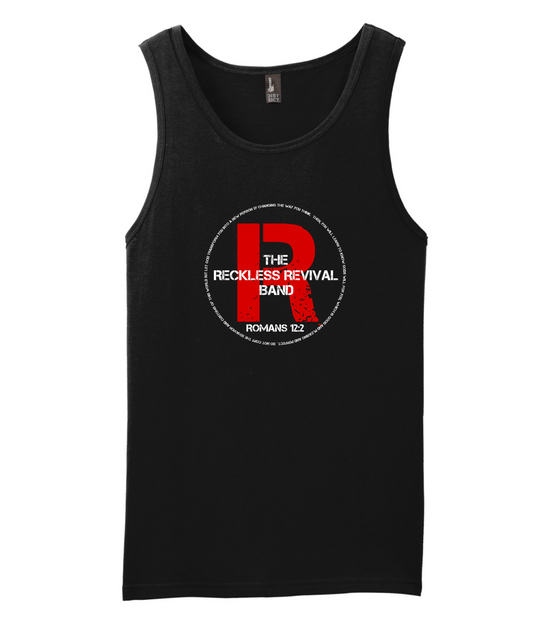 V-RRTOP - DESIGN 1 - Black Tank Top