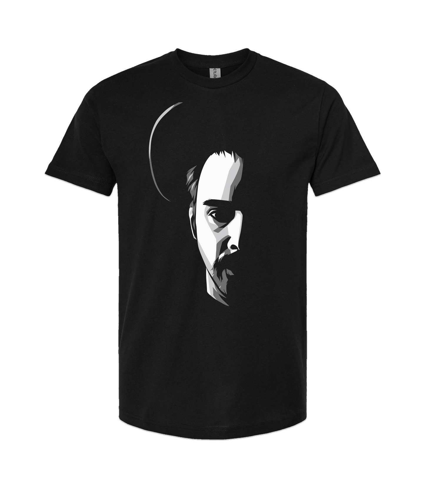 Ryan Slice - HALF FACE - Black T Shirt