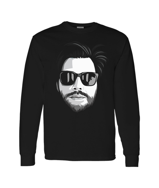 Ryan Slice - FULL FACE - Black Long Sleeve T