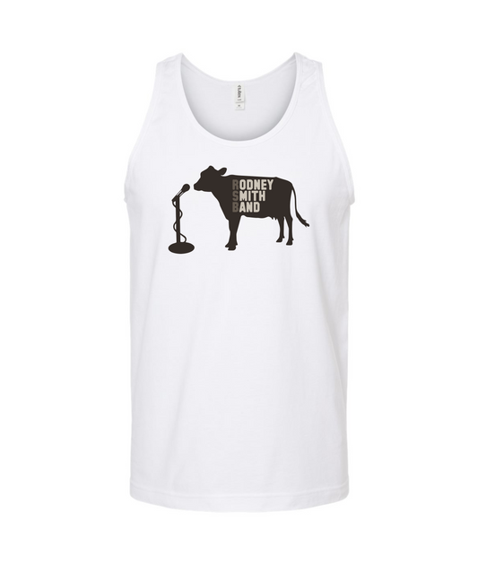 Rodney Smith Band - Cow Logo - White Tank Top