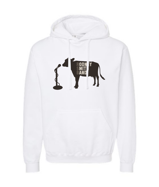 Rodney Smith Band - Cow Logo - White Hoodie