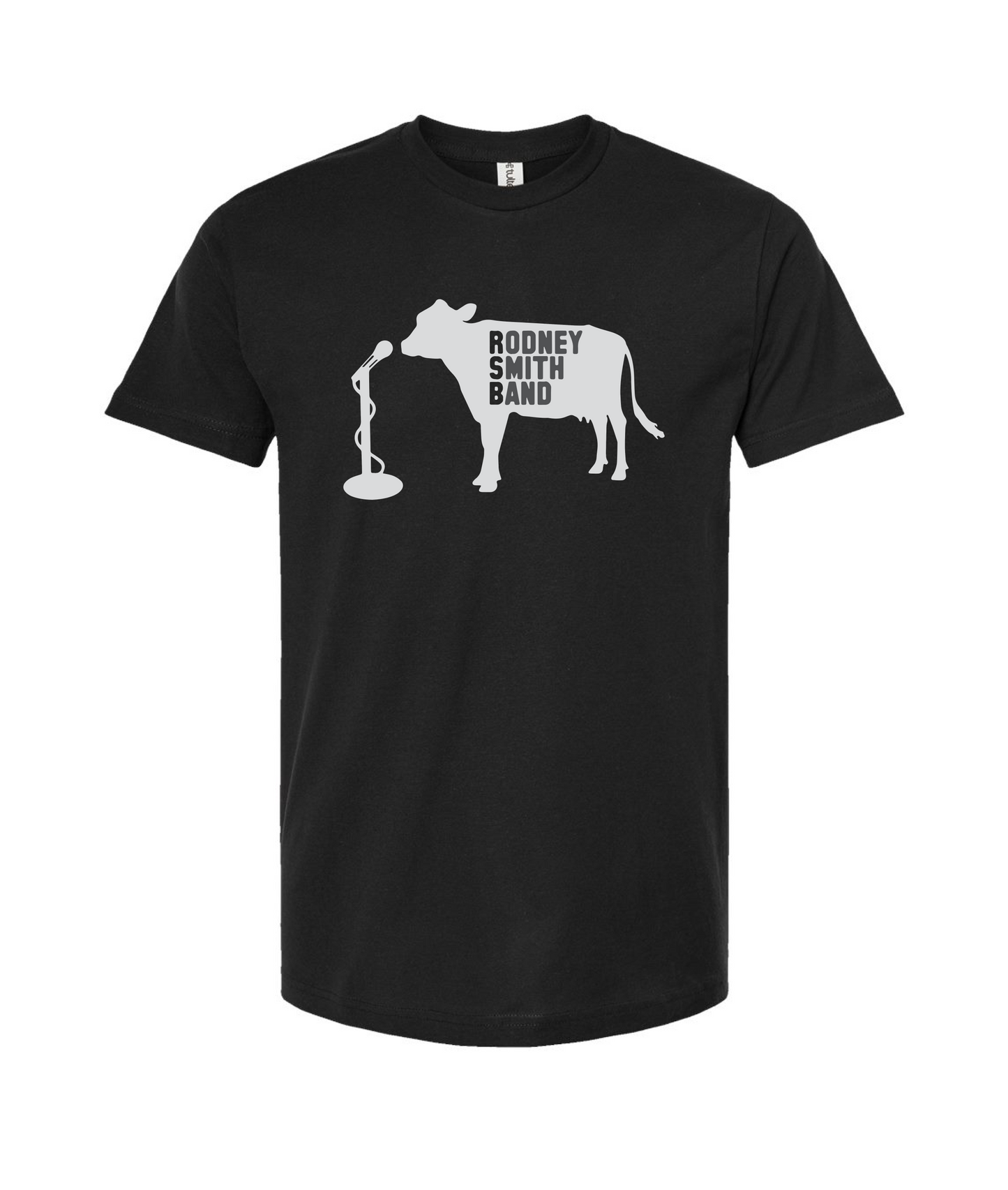 Rodney Smith Band - Cow Logo - Black T-Shirt