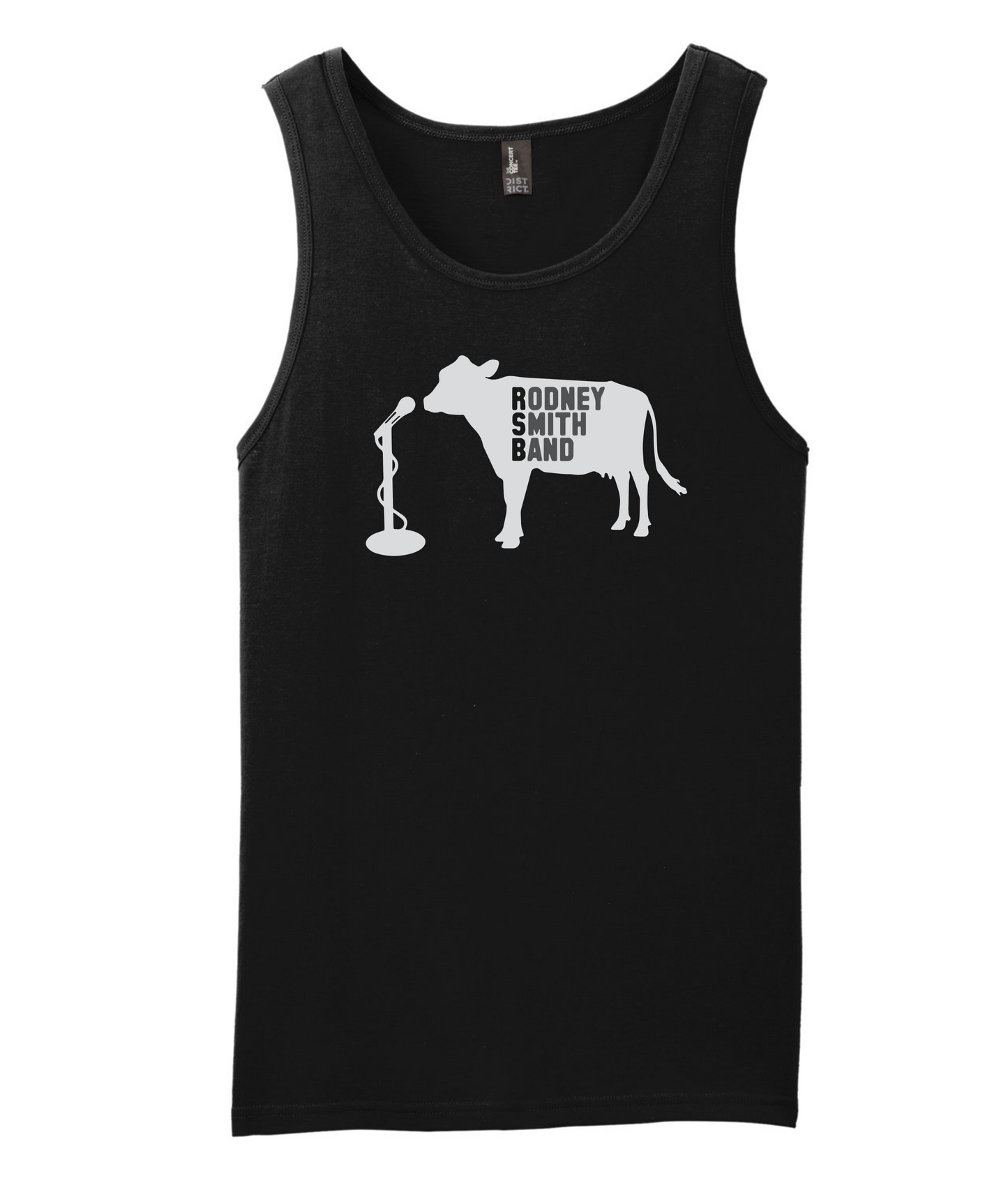 Rodney Smith Band - Cow Logo - Black Tank Top