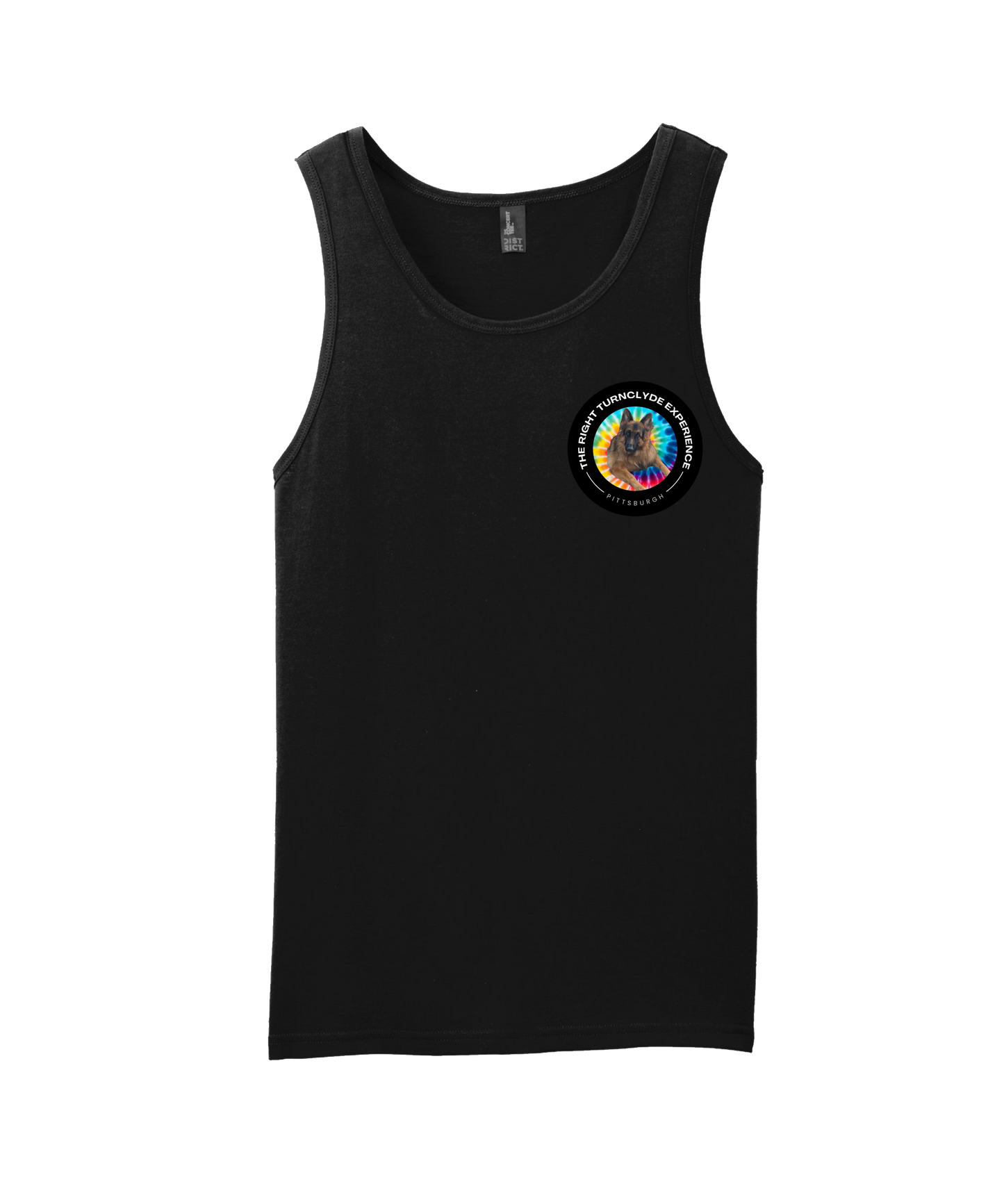 V-RTCMTOP - Right TurnClyde "Brucie Gear" Merchandise - Black Tank Top
