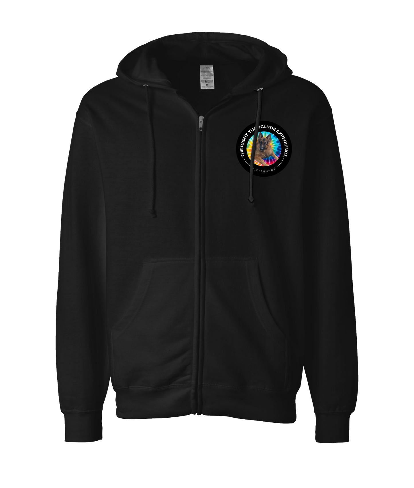 V-RTCMTOP - Right TurnClyde "Brucie Gear" Merchandise - Black Zip Up Hoodie