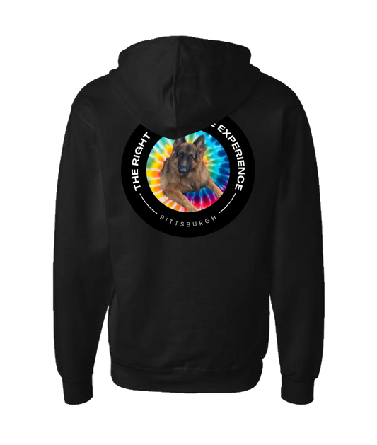 V-RTCMTOP - Right TurnClyde "Brucie Gear" Merchandise - Black Zip Up Hoodie