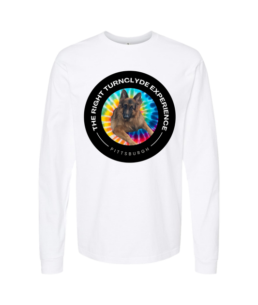 V-RTCMTOP - Right TurnClyde "Brucie Gear" Merchandise - White Long Sleeve T