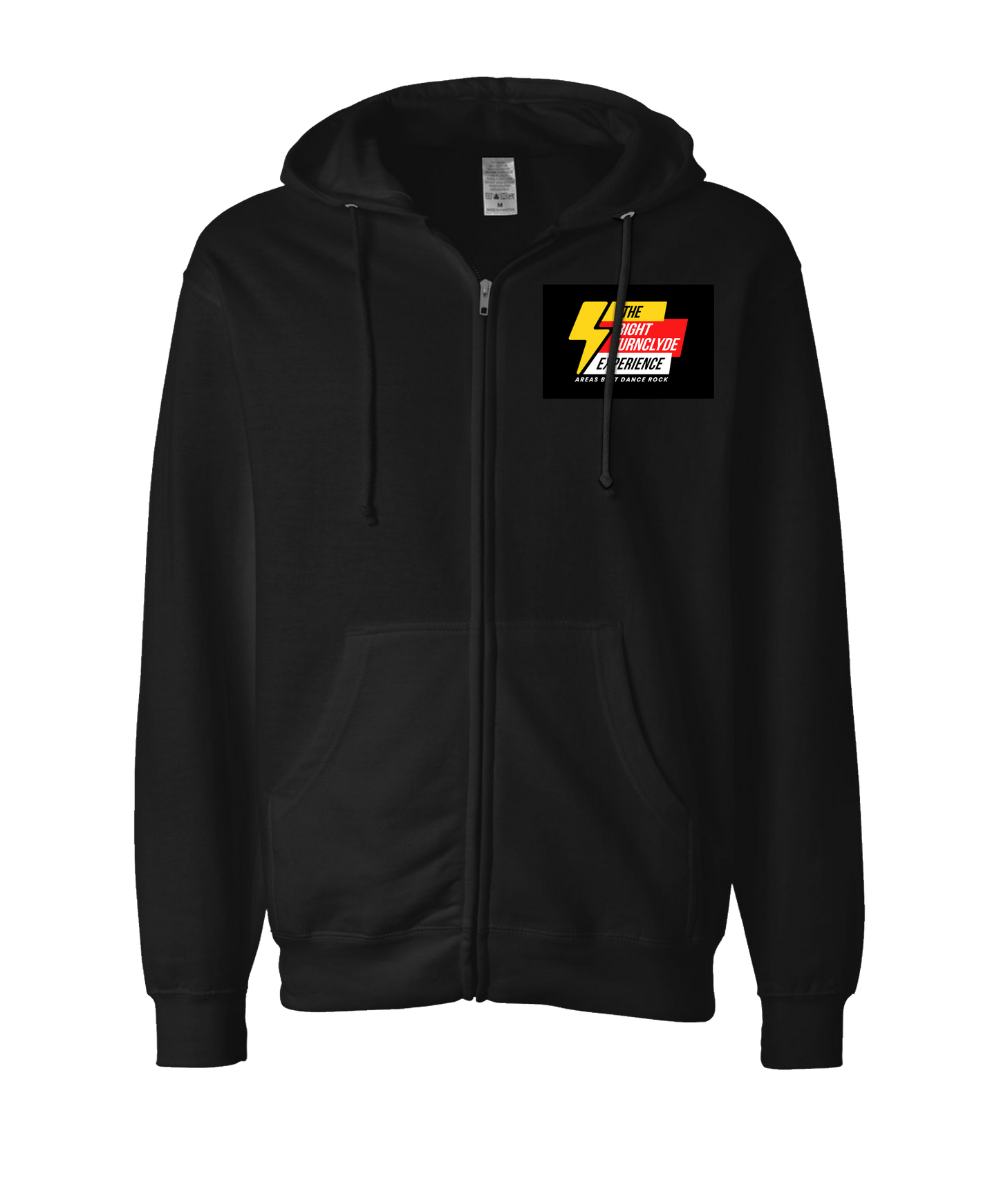 Right TurnClyde "Brucie Gear" Merchandise - The Experience - Black Zip Up Hoodie
