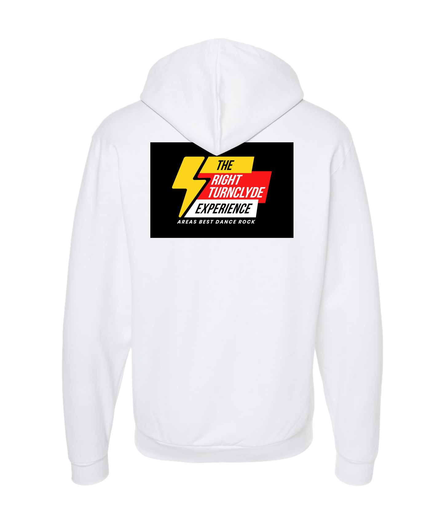 Right TurnClyde "Brucie Gear" Merchandise - The Experience - White Zip Up Hoodie