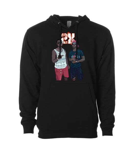 2Times/2X - Mesa de trabajo - Black Hoodie