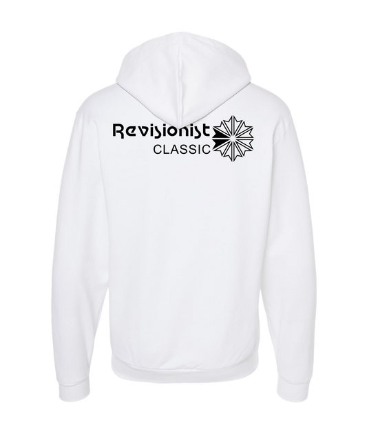 Revisionist - Logo - White Zip Up Hoodie