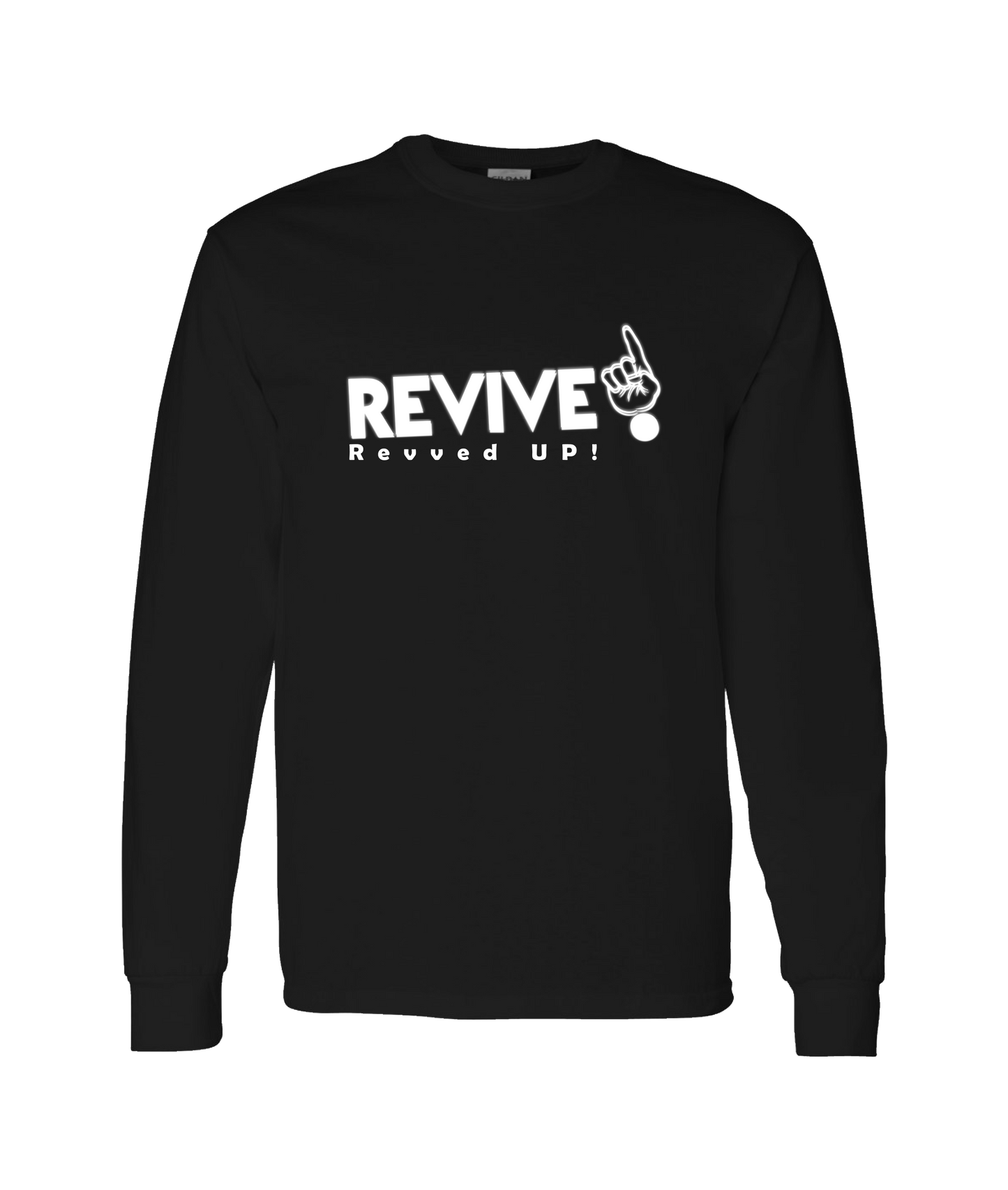 V-RVTOP - DESIGN 1 - Black Long Sleeve T