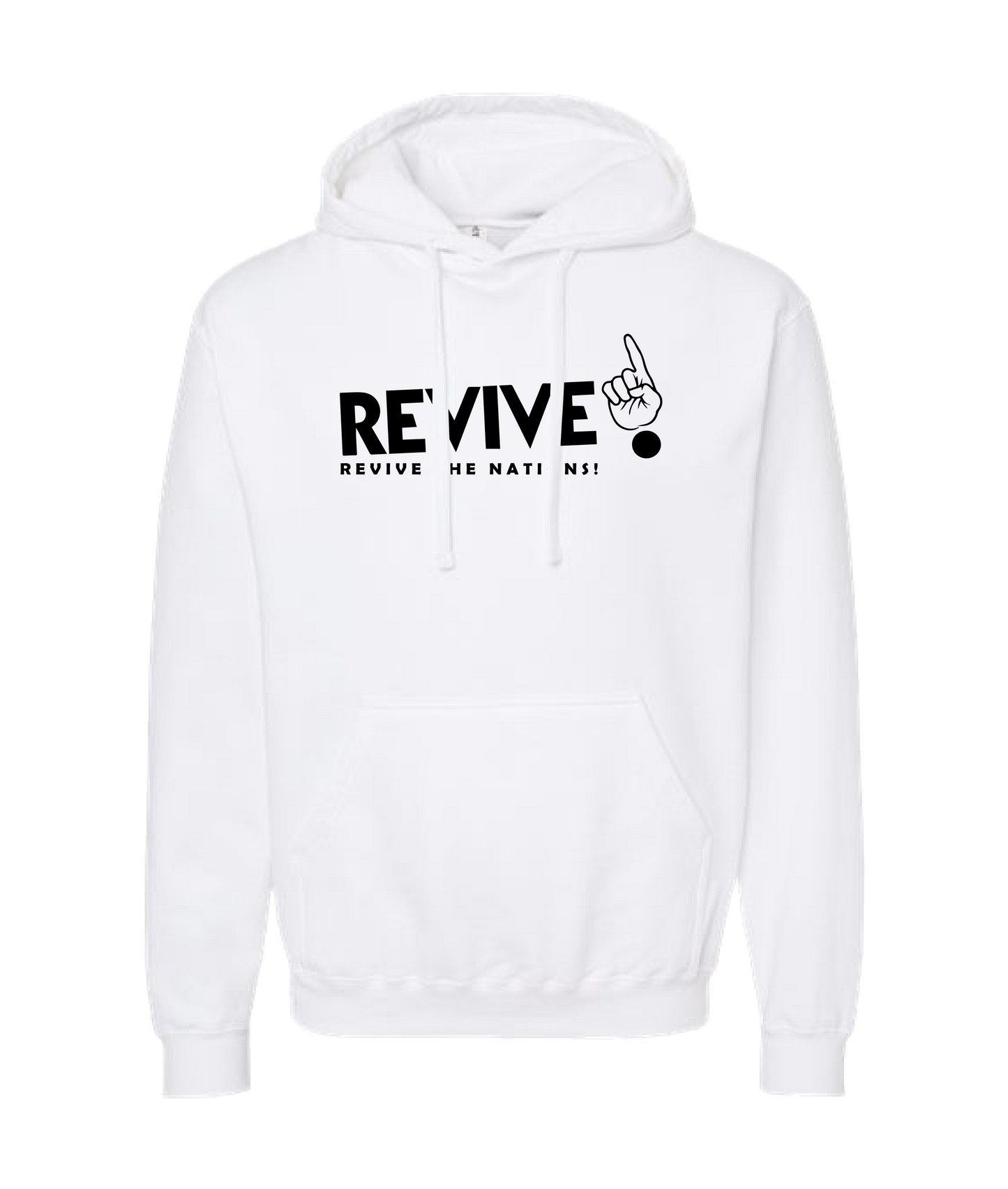 V-RVTOP - DESIGN 1 - White Hoodie