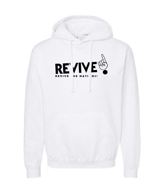 V-RVTOP - DESIGN 1 - White Hoodie