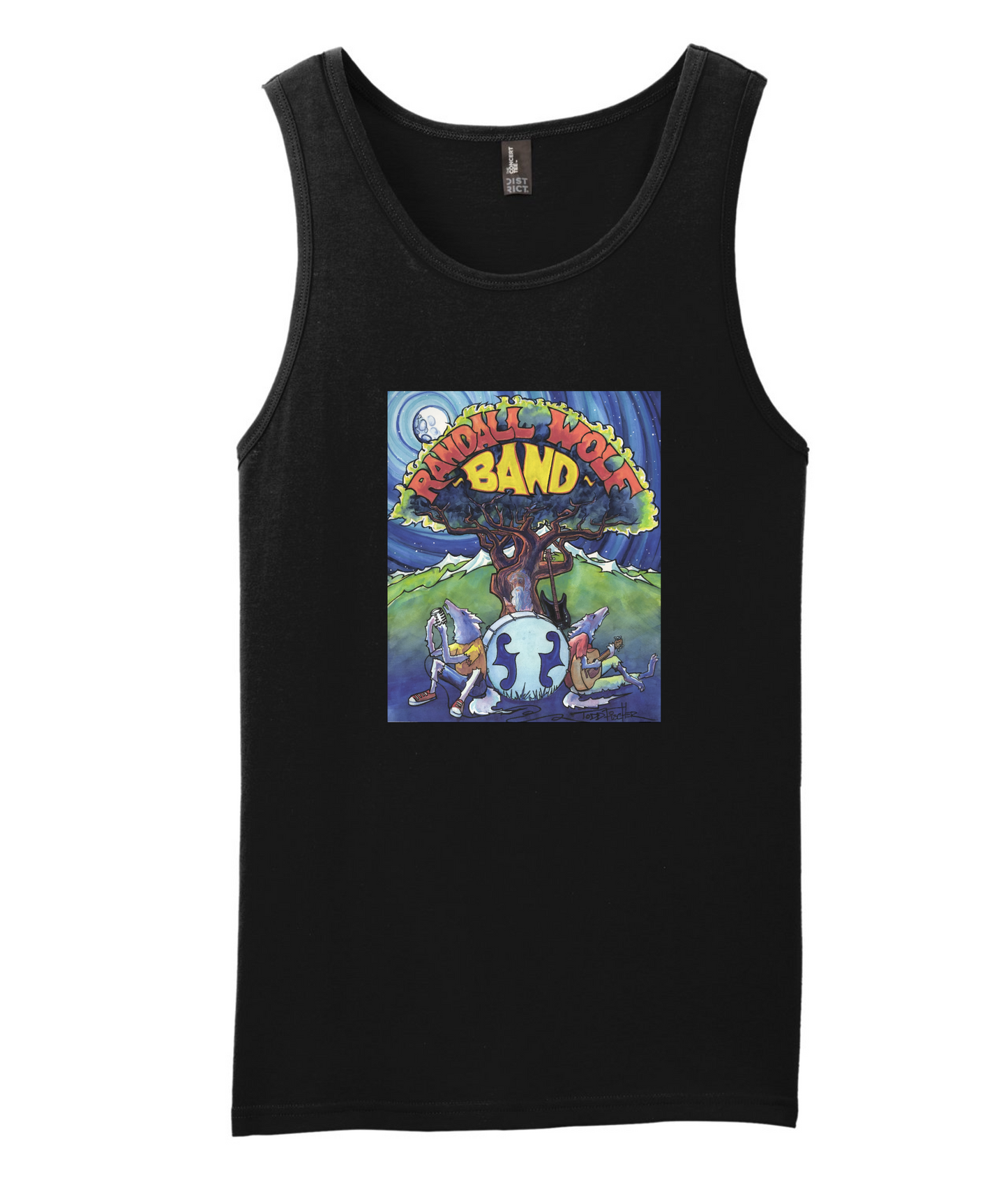 The Randall Wolf Band Logo Tank Top