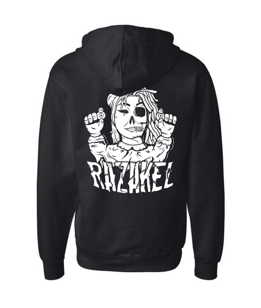 Razakel - Logo - Black Zip Hoodie