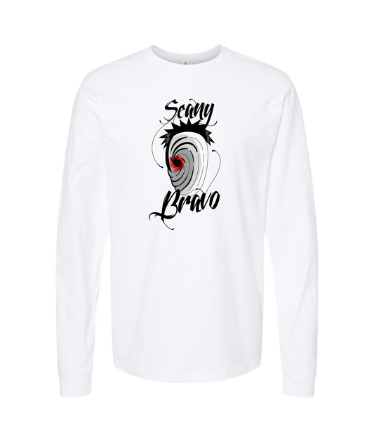 Seany Bravo - Eye - White Long Sleeve T